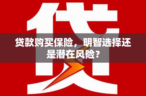 石拐贷款购买保险，明智选择还是潜在风险？
