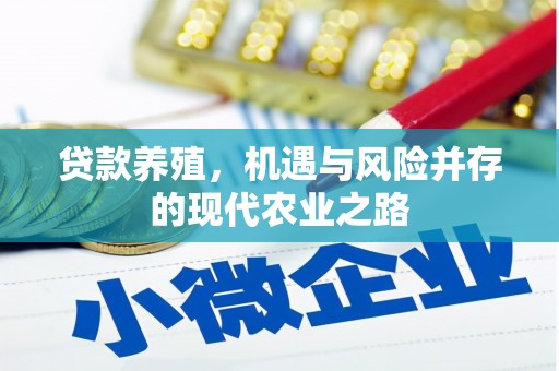 石拐贷款养殖，机遇与风险并存的现代农业之路