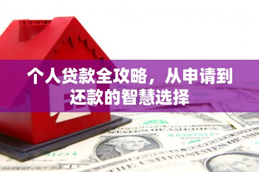 石拐个人贷款全攻略，从申请到还款的智慧选择
