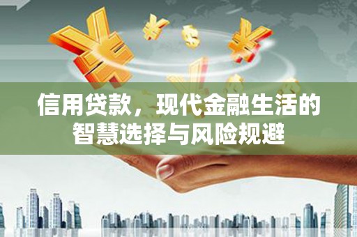 石拐信用贷款，现代金融生活的智慧选择与风险规避