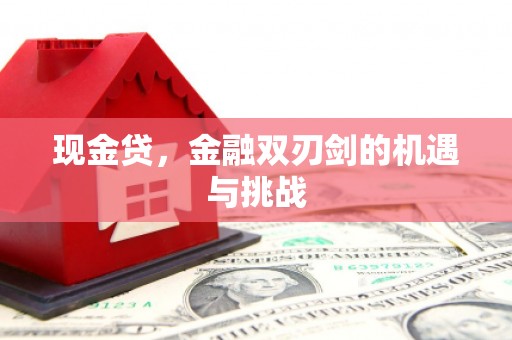 石拐现金贷，金融双刃剑的机遇与挑战
