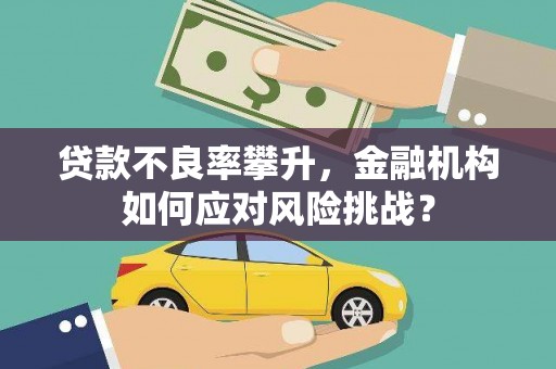 石拐贷款不良率攀升，金融机构如何应对风险挑战？