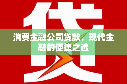 石拐消费金融公司贷款，现代金融的便捷之选