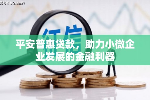 石拐平安普惠贷款，助力小微企业发展的金融利器