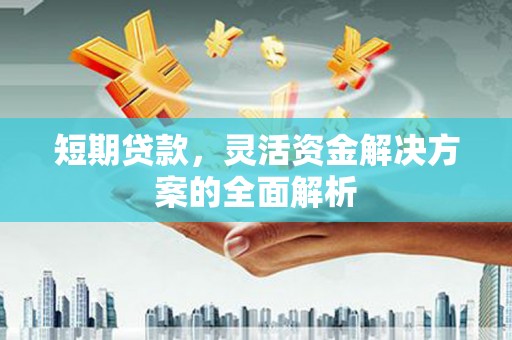 石拐短期贷款，灵活资金解决方案的全面解析