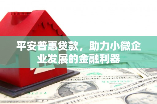 石拐平安普惠贷款，助力小微企业发展的金融利器