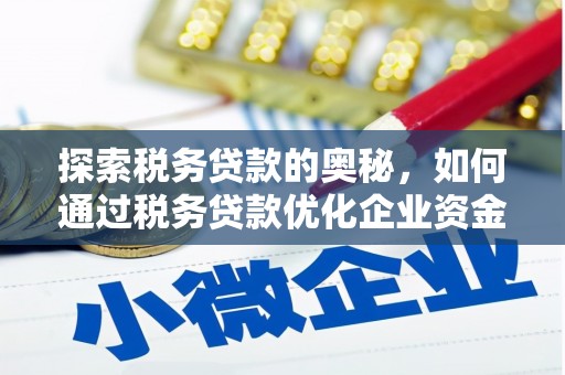 石拐探索税务贷款的奥秘，如何通过税务贷款优化企业资金流