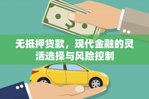 石拐无抵押贷款，现代金融的灵活选择与风险控制