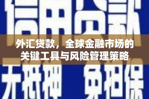 石拐外汇贷款，全球金融市场的关键工具与风险管理策略