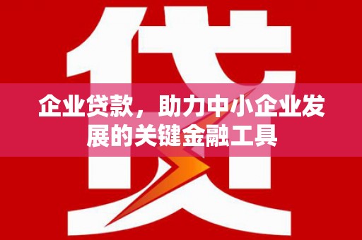 石拐企业贷款，助力中小企业发展的关键金融工具
