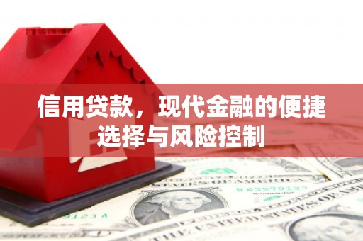 石拐信用贷款，现代金融的便捷选择与风险控制