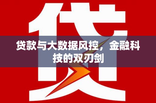 石拐贷款与大数据风控，金融科技的双刃剑