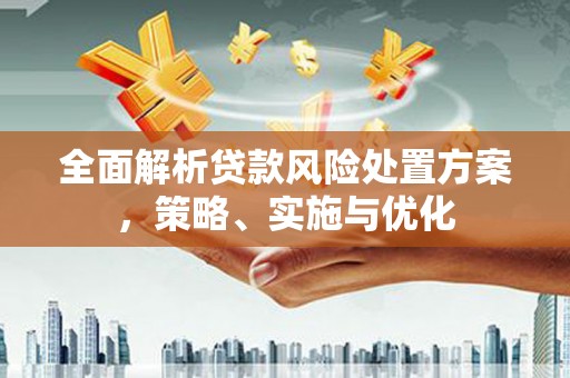 石拐全面解析贷款风险处置方案，策略、实施与优化