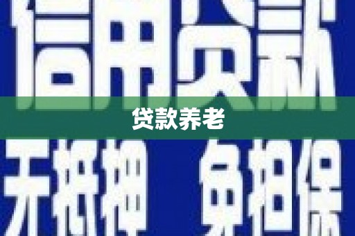 石拐贷款养老